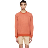 Orange Birdseye Sweatshirt 231875M201011