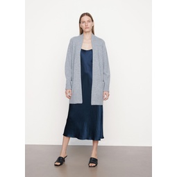 Cashmere Open-Front Cardigan