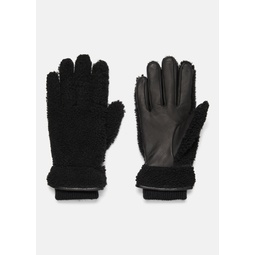 Shearling and Leather Glove