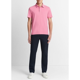 Garment Dye Cotton Polo Shirt