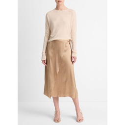 Draped D-Ring Wrap Skirt