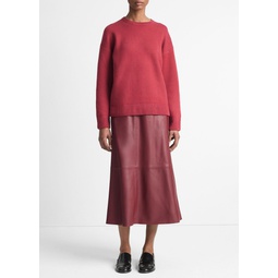 Structured Wool-Blend Pullover