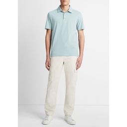 Garment Dye Cotton Polo Shirt