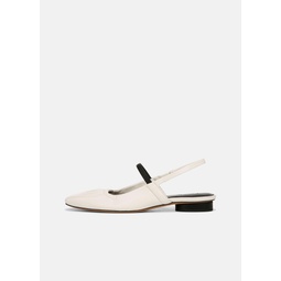 Venice Leather Slingback Flat