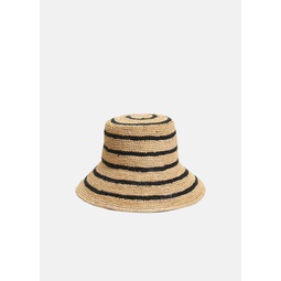 Striped Straw Hat