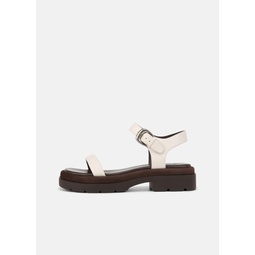 Heloise Leather Lug-Sole Sandal