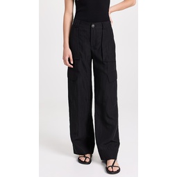 Mid Rise Fluid Cargo Trousers