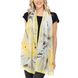 Tulip Breeze Printed Oblong Scarf