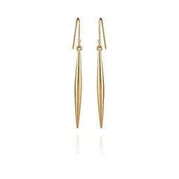 Gold-Tone Linear Spear Drop Earrings