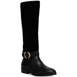 Womens Samtry Buckled Riding Boots