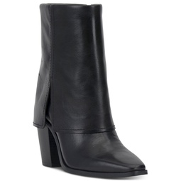 Womens Alolison Cuffed Ankle Booties