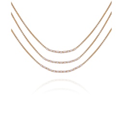 Gold-Tone Multi Layered Necklace