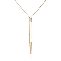 Gold-Tone Long Y-Necklace 24