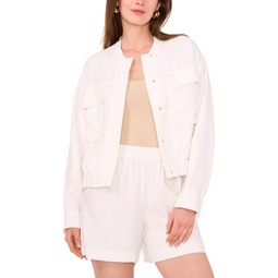 Womens Relaxed Bomber Jacket