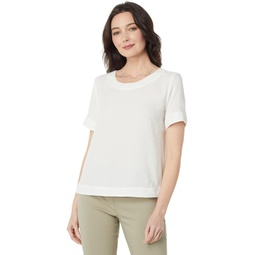 Womens Vince Camuto Woven Tee