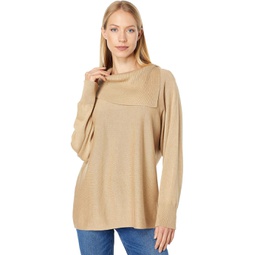 Vince Camuto Dolman Fold-Over Neck Sweater