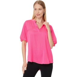 Vince Camuto 1/4 Puff Sleeve Blouse