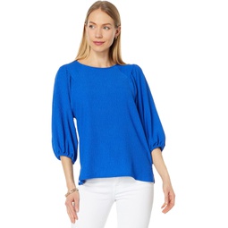 Womens Vince Camuto Puff Sleeve Knit Top