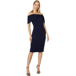 Vince Camuto Off-the-Shoulder Dress with Bow Collar