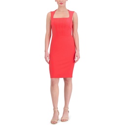 Womens Vince Camuto Stretch Crepe Bodycon With Open Back