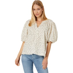 Vince Camuto Raglan Puff Sleeve Blouse