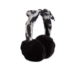 Leopard Knotted-Band Faux Fur Earmuffs