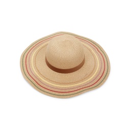 Tweed Straw Sun Hat