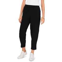 womens rumple twill pull on cropped pants