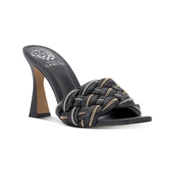 rayley womens slip on leather heels