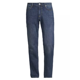 Five-Pocket Cotton-Blend Jeans