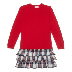 Vineyard Vines Kids Tiered Skirt Knit Dress (Little Kids/Big Kids)