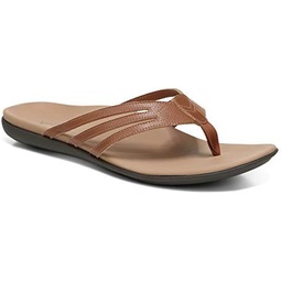 Vionic Womens MIrage Alta Toe Post Sandal- Ladies Orhtotic Sandals that include Three Zone Comfort with Arch Support- Flip Flop for Ladies, Medium Width Size 5-11