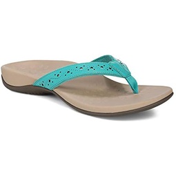 Vionic Womens Flip Flop Aliza Sandal  Comfortable Sandals That Includes a Built-in Arch Support Orthotic Footbed that Corrects Pronation, helps Heel Pain Relief, and Plantar Fasci