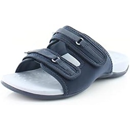 Vionic Womens Rest Sarah Slide Sandals-Supportive Ladies Sandals That Include Three-Zone Comfort with Orthotic Insole Arch Support, Sandals for Women, Slides, Flats