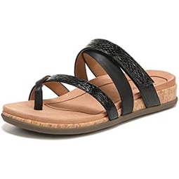Vionic Womens Copal Anelle Slide Sandal- Supportive Strappy Slides That Includes an Orthotic Insole and Cushioned Outsole for Arch Support,Sizes 5-12