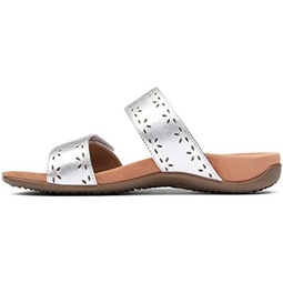 Vionic Womens Rest Randi Slide Sandal - Adjustable Sandals with Concealed Orthotic Arch Support