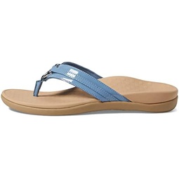 Vionic Womens Rest Aloe Toe Post Sandals- Supportive Everyday Flip Flop Sandals That Includes an Orthotic Insole and Cushioned Outsole for Arch Support,Medium Width Sizes 5-12