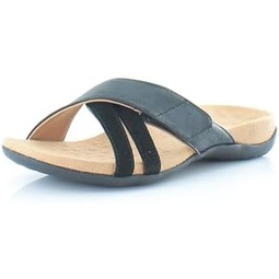 Vionic Womens Rest Zarie Slide Sandals- Supportive Sandals and Indoor/Outdoor Slip Ons That Includes an Orthotic Insole and Cushioned Outsole for Arch Support, Sizes 5-12