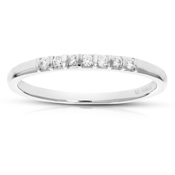 1/10 cttw round cut lab grown diamond engagement ring .925 sterling silver prong set