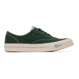 Green Logan Deck Lo Sneakers 241487M237011