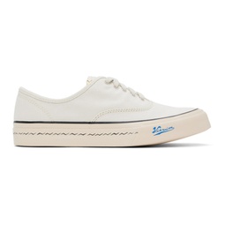 White Logan Deck Lo Sneakers 241487M237012