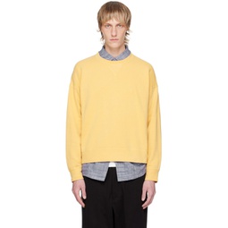 Yellow Jumbo Sweatshirt 241487M204012