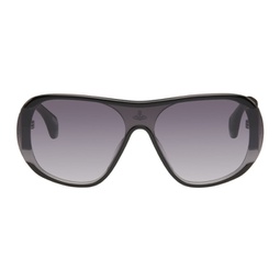 Black Atlanta Sunglasses 241314M134033