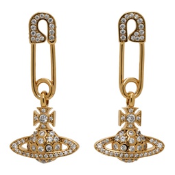 Gold Lucrece Earrings 241314F022006