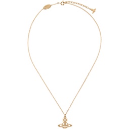 Gold Lucy Pendant Necklace 241314M145038