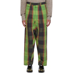 Multicolor Long Macca Trousers 241314M191019
