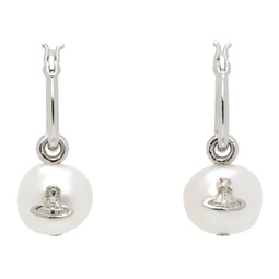 Silver Azul Hoop Earrings 241314F022003