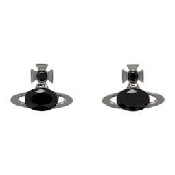 Gunmetal Allie Earrings 241314M144048