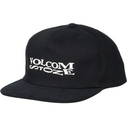 Volcom Mens Skate Vitals Black Adjustable Snapback Hat