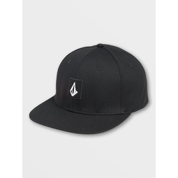 v square snapback 2 hat - black